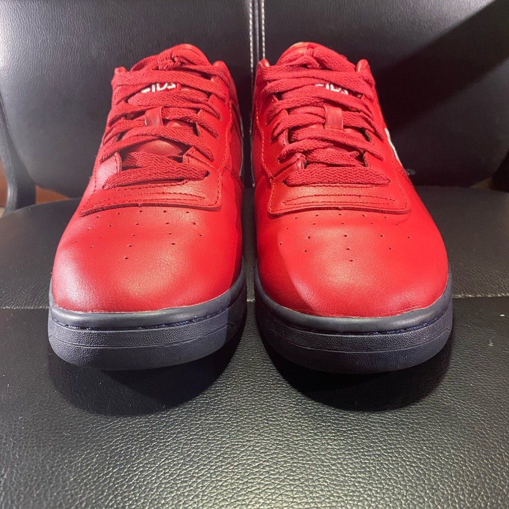 Fila Men's Bold Red Sneakers Size 10.5 - Picture 5 of 10